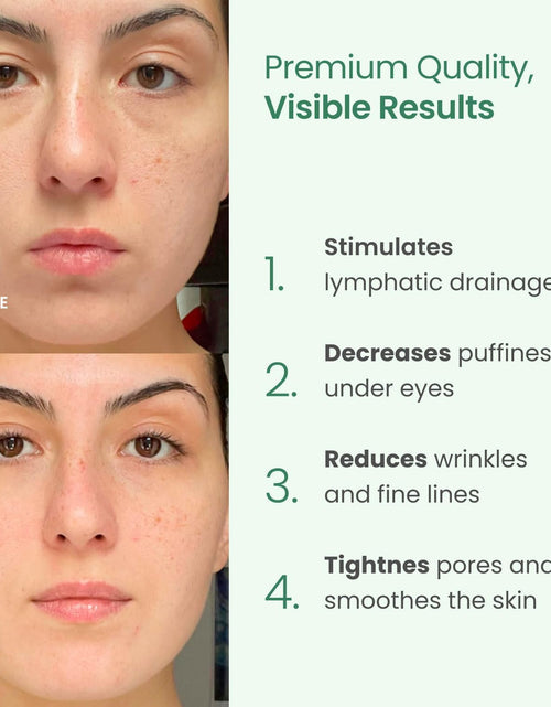 Load image into Gallery viewer, Jade Roller for Face and Gua Sha Facial Tools - Includes Real Jade Roller and Gua Sha Set - Certified Face Roller and Guasha for Your Skin Care Routine
