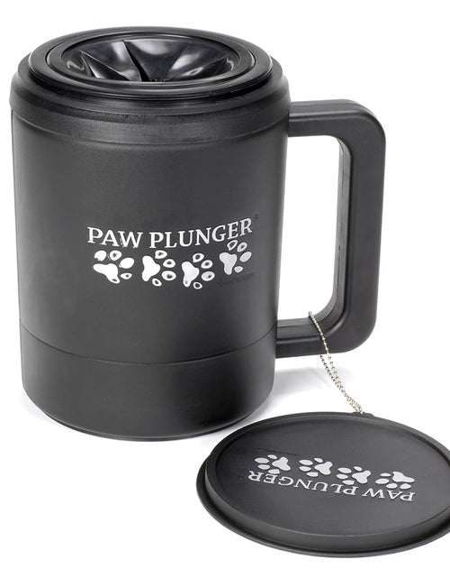 Load image into Gallery viewer, – the Muddy Paw Cleaner for Dogs – Saves Carpet, Furniture, Bedding and Cars from Dirty Paw Prints – Use This Dog Paw Cleaner after Walks – Soft Bristles, Convenient Cup Handle
