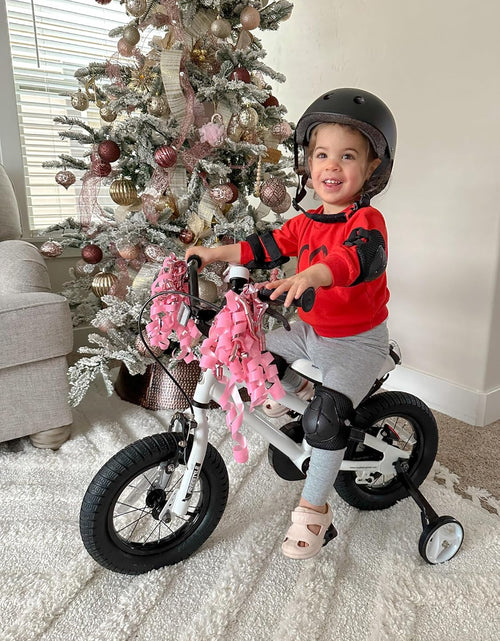 Load image into Gallery viewer, Kids Bike Boys Girls Freestyle Bicycle 12 14 16 Inch with Training Wheels, 16 18 20 with Kickstand Child'S Bike, Blue Red White Pink Green Orange
