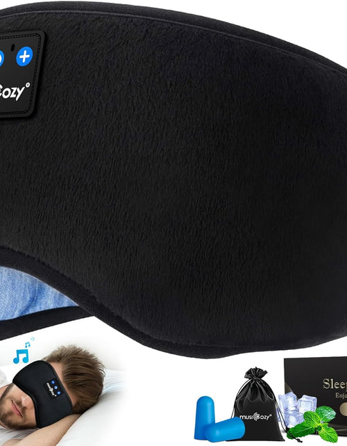Load image into Gallery viewer, Sleep Headphones Bluetooth 5.4 Headband Sleeping Eye Mask for Mom Women Men Wireless Music Earbuds Earphones for Side Sleepers Built-In HD Speakers Cool Gadgets Unique Gifts
