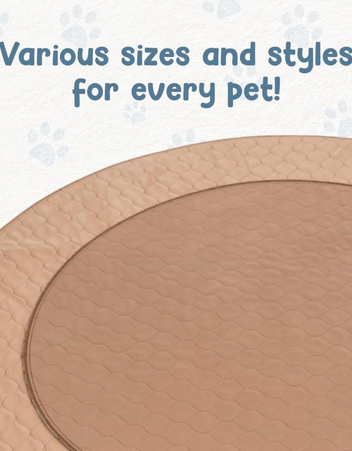 Load image into Gallery viewer, Washable Pee Pads for Dogs - Waterproof and Reusable Training Floor Pads, Whelping Dog Pee Pads, Absorbent Dog Training Bed, Puppy Training Pads Supplies, Absorbent Pet Pen Floor Pad, 48-In
