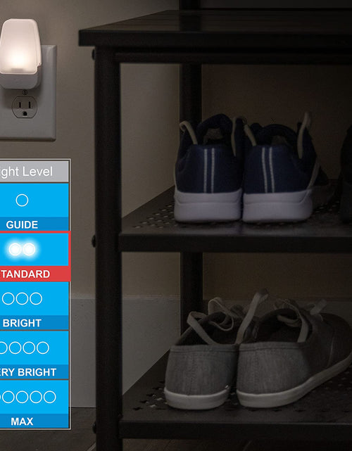 Load image into Gallery viewer, LED Night Light, Plug-In, Dusk to Dawn Sensor, Warm White, Ambient Lighting, Ideal Nightlight for Kids, Adults, Bedroom, Bathroom, Nursery, Hallway, Kitchen, 46478, 8 Pack
